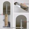 SHIBASHO Honyaki American Trowel 390mm Tip Round Plastering Mortar Trowel Doma Trowel 1 Piece HONYAKIAMERICAGOTESAKIMARU390