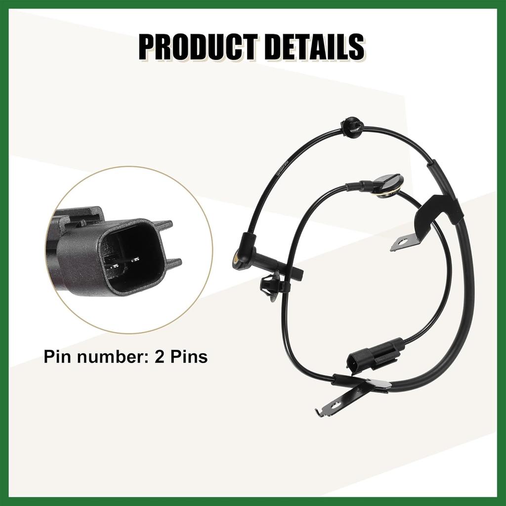 Motoforti 4pcs 56029338AB 56029338AC ABS Wheel Speed Sensor Front Rear for Chrysler 200 2011-2014 for Chrysler Sebring 2007-2010 for Dodge Avenger