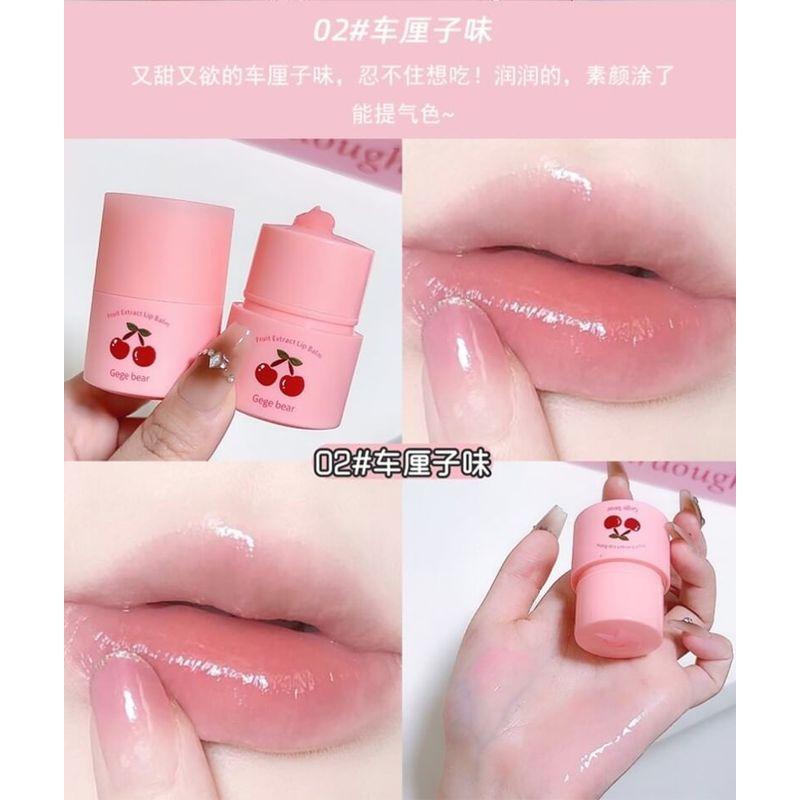 Gege Bear - Frucht-Extrakt Lippenbalsam - 4 Sorten