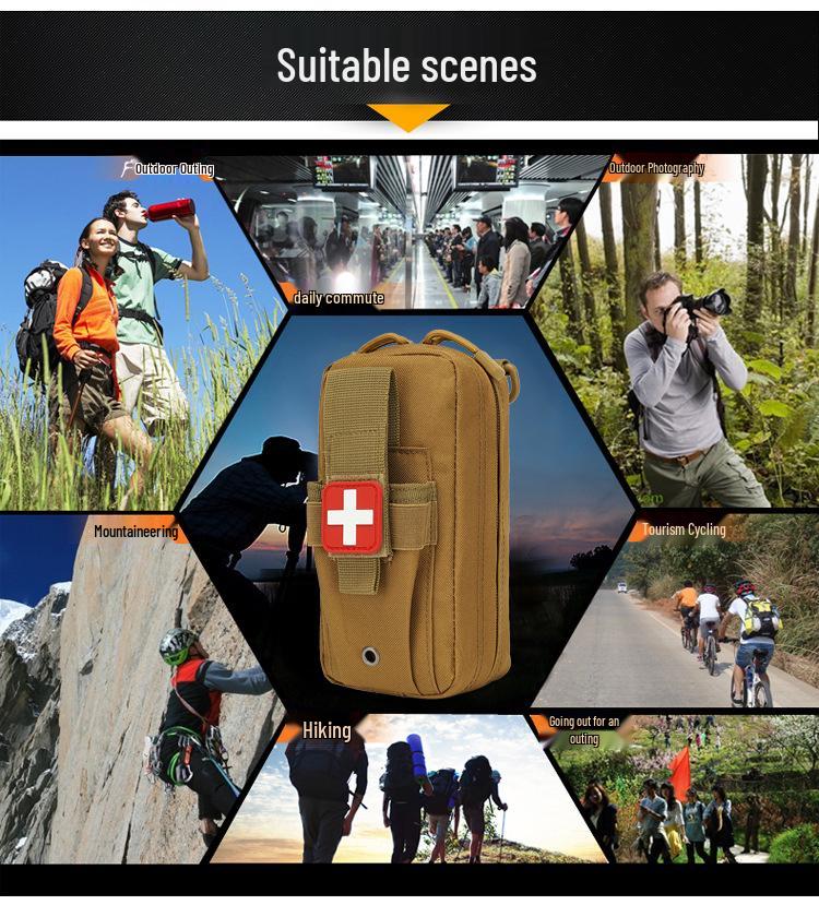 Tactical Multipurpose Medical Pouch for Survival, Camping, Hiking