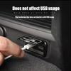 SNLL4 Alloy Car Rear Seat USB Charging Port Protective Dustproof Cover Sticker For BMW 1 2 3 4 5 6GT X1 X2 X3 X4 X5 X7 iX3 2020-2025