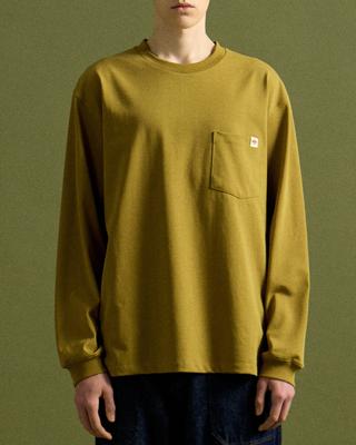 ONNHANS Long Sleeve Pocket T-Shirt_Olive