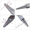 2Pcs Chain Nose Pliers Jewelry Crafting Pliers Steel Hand Tool Professional Jewelry Pliers Suitable for Crafting