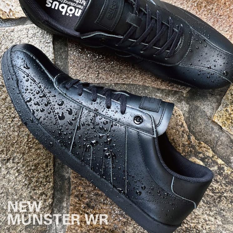MOBUS Leather Genuine Walking Current NEW MUNSTER WR Measurement 25 0 Men's Water-Repellent Sneakers, Leather, Commuting, Sports, Casual, Shoes,