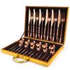 Lin Pan Home Stainless Steel 24-Piece Cutlery Set