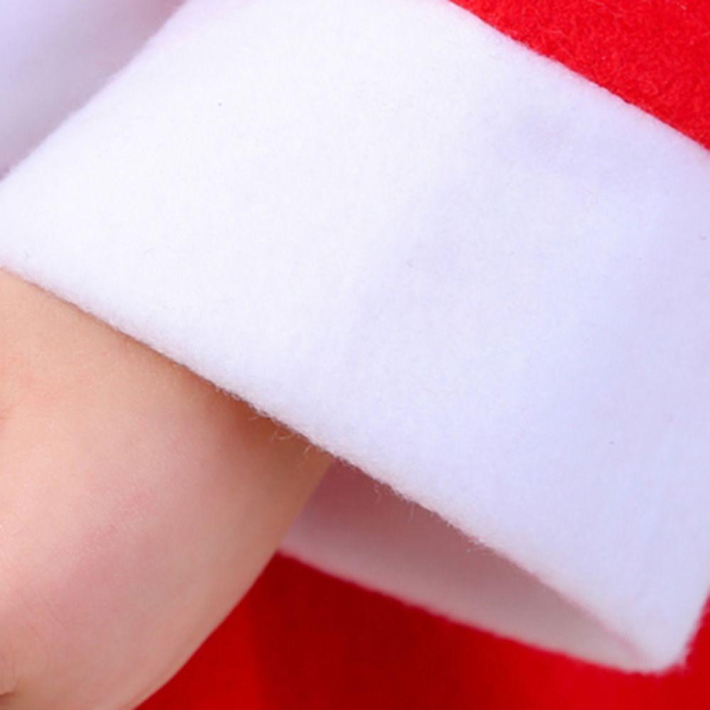 Fleece Children's Christmas Clothes Hat Kids Cosplay Clothes  Boys Girls