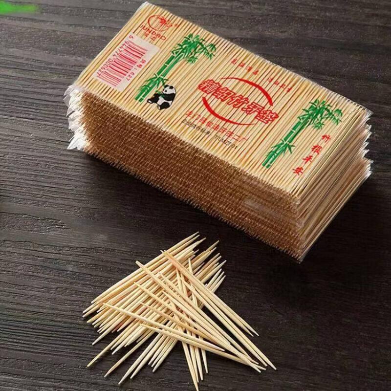 CHAHUA Disposable Double-Headed Bamboo Toothpicks