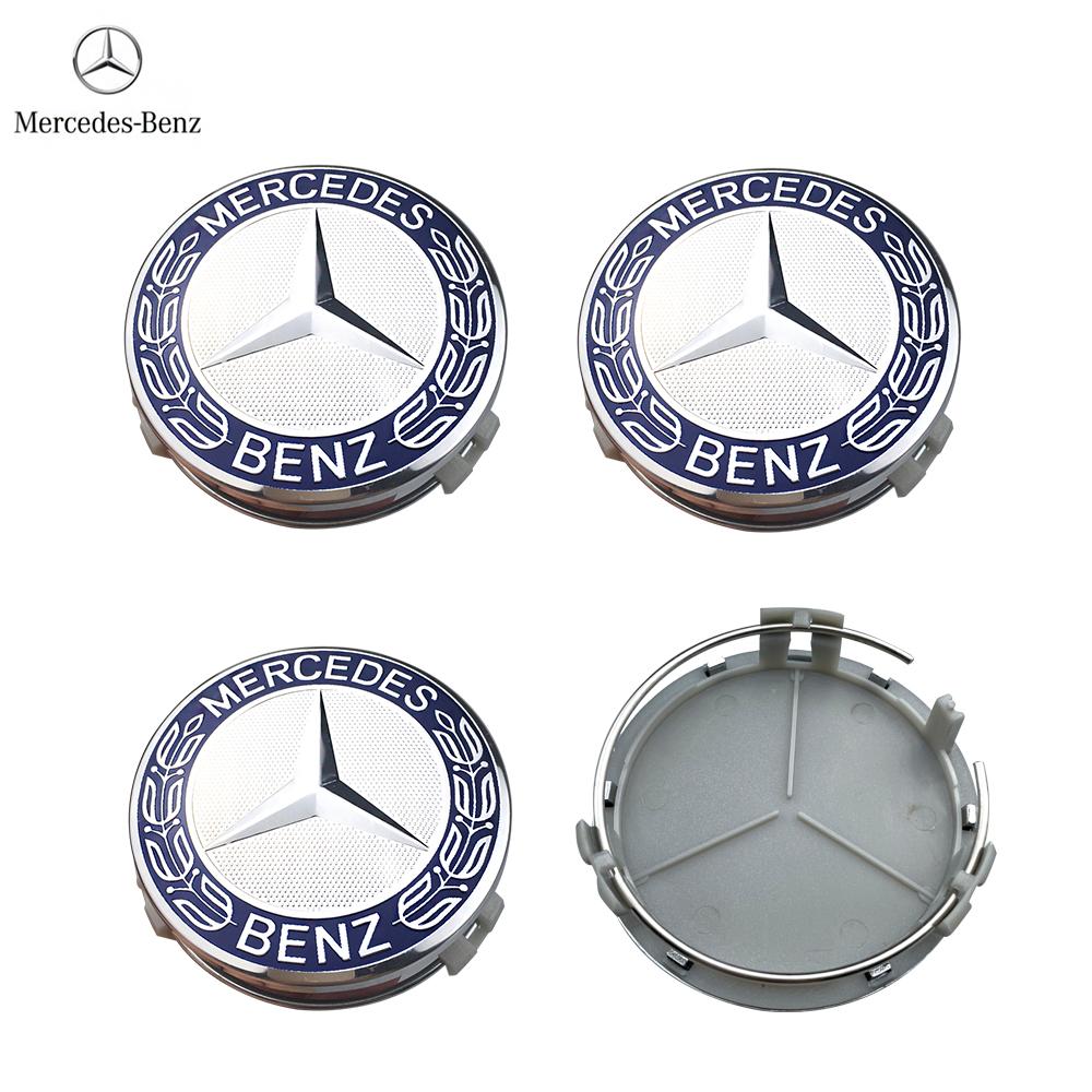 4pcs 75mm Emblem Car Wheel Center Cover Hub Cap Badge For Mercedes Benz AMG A B C E G CLA GLK CLASS W221 W212 W176 W205 W177 CR1