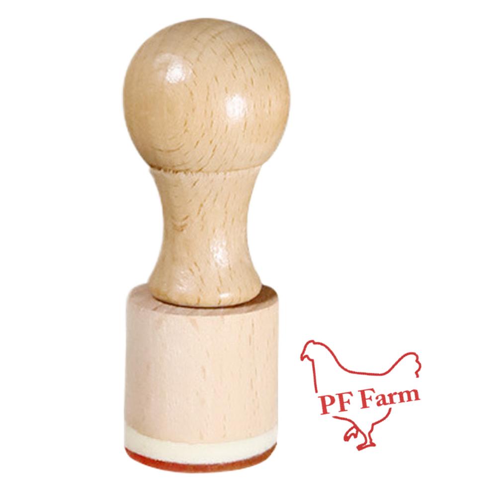 Egg Stamper Rubber Stamper Farm Egg Labels Multi-Functional Fresh Egg Markers Exquisite Egg Marking Inking Stamp for Clay Paper
