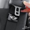 Car Emblem Seat Belt Holder Magnetic Stabilizer Decorate Accessories For BMW MINI Cooper R55 R56 F55 F56 R57 R58 R59 R60 R50 R53 A3Y4