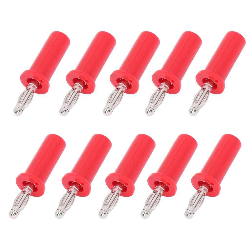 10Pcs Lanterns Banana Plug Brass ABS Soldered Speaker Connector for Electronic Instruments 4mm