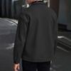 Herre Trendy Revers Ullkåpe Herre Ensfarget Casual Sport Business Jakke