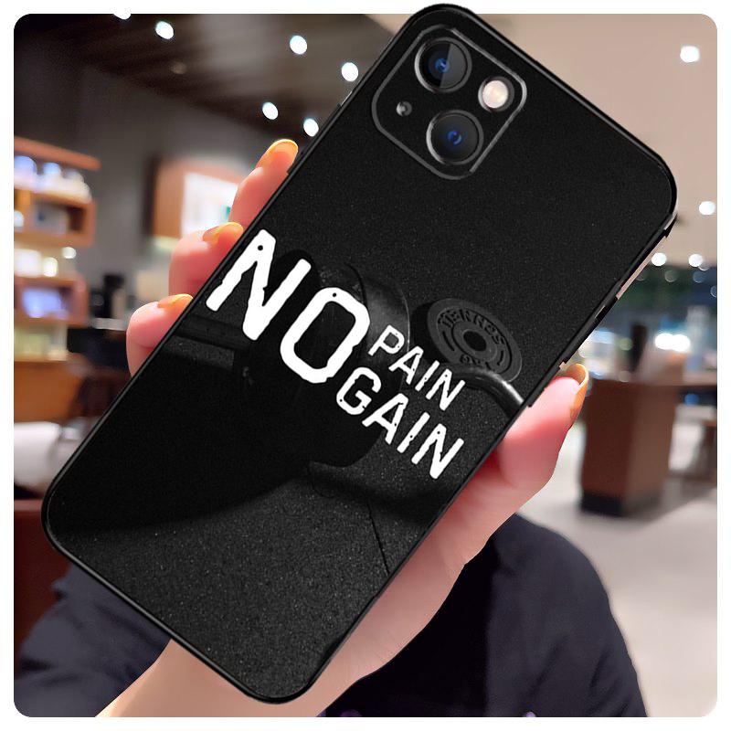 Motivational Gym Fitness Case For iPhone 17 Pro Max 15 14 13 11 12 16 Pro Max mini 15 16 Plus 16e 17 Air Phone Cover
