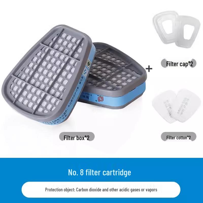 UOSU Respirator P-H2S-1 Filter Cartridge Kit хлопка