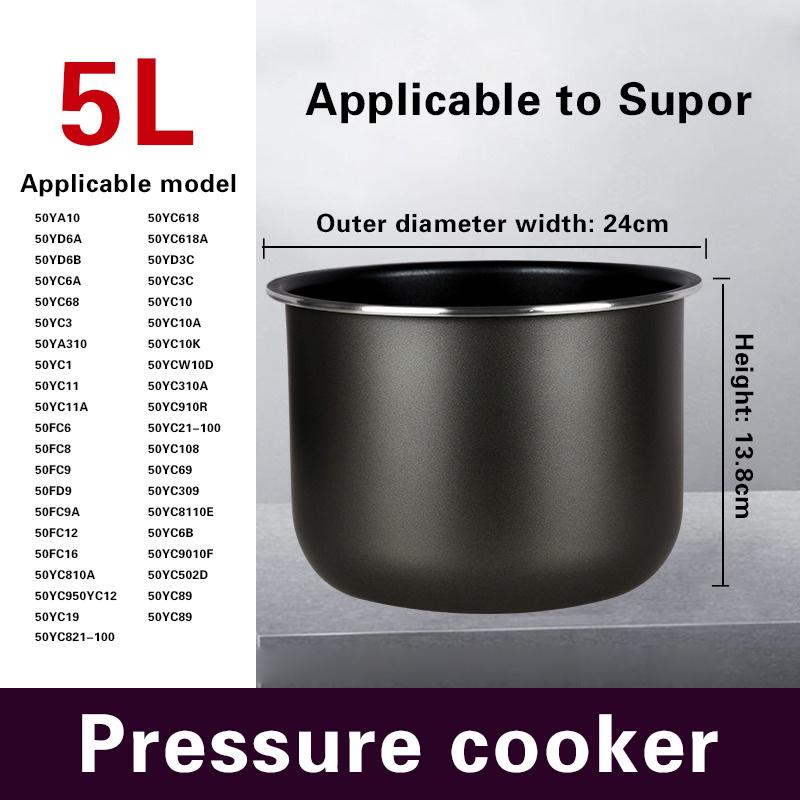 Suitable for Supor 3-6L rice cooker inner pot Intelligent electric pressure cooker liner Non stick inner pot of rice cooker