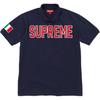 Twill Applique Polo Navy