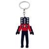 Toilet Skibidi Keychain Cute Pendant Ring Key Holder Bag Charm Gifts Decoration