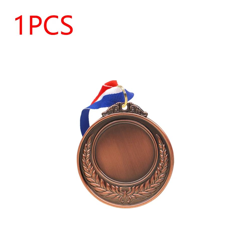 5.2см Золотая/Серебряная/Бронзовая Медаль Наградные Медали Лента на Шею Медаль Ребенок Лот Игровые Медали Спортивное Соревнование Медали Победителя Сувенир