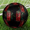 1 Stück Cristiano Ronaldo Glory Größe 5 Fußball PrahaHallenfußball Ball Bunt Alle Altersgruppen Maschinengenäht PVC Wettkampfbereit Langlebig Hoher Rückprall
