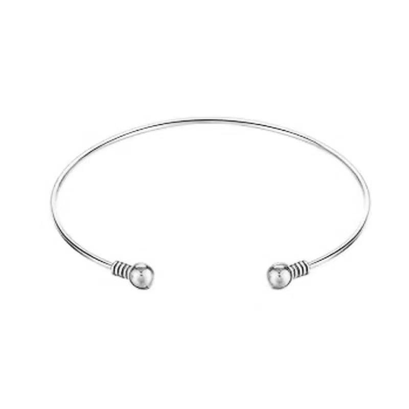 Geometrisches Metall-Armband-Set: Übertriebene Blätterarmreifen, sechsteiliges offenes Design