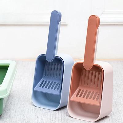 Cat Litter Shovel Small Hole Large Pet Supplies Thickened Hanging Cat Litter Scoops