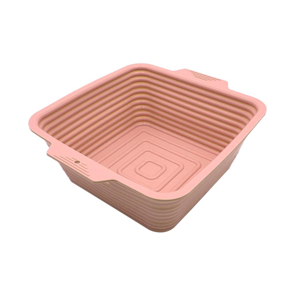 1Pc Collapsible Silicone Bread Fermentation Basket Non-stick Bread Proofing Baskets for Sourdough Baking for Various for Bread