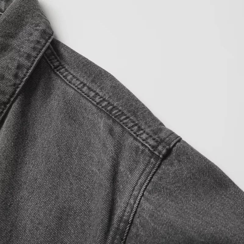 Men's Trendy Loose-Fit Denim Workwear Jacket - Spring/Autumn Collection