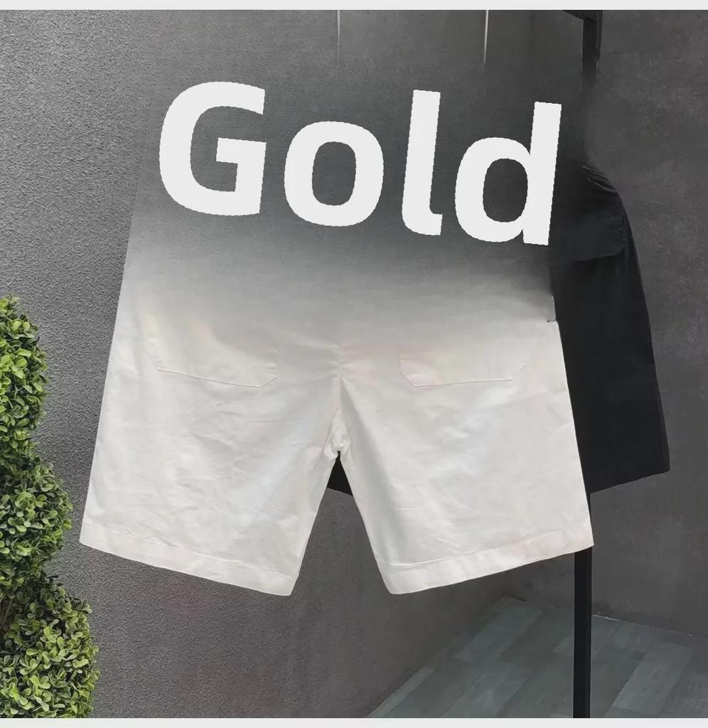 Men's Breathable Washed Cotton Summer Shorts - Loose, Straight, Versatile for Beach
