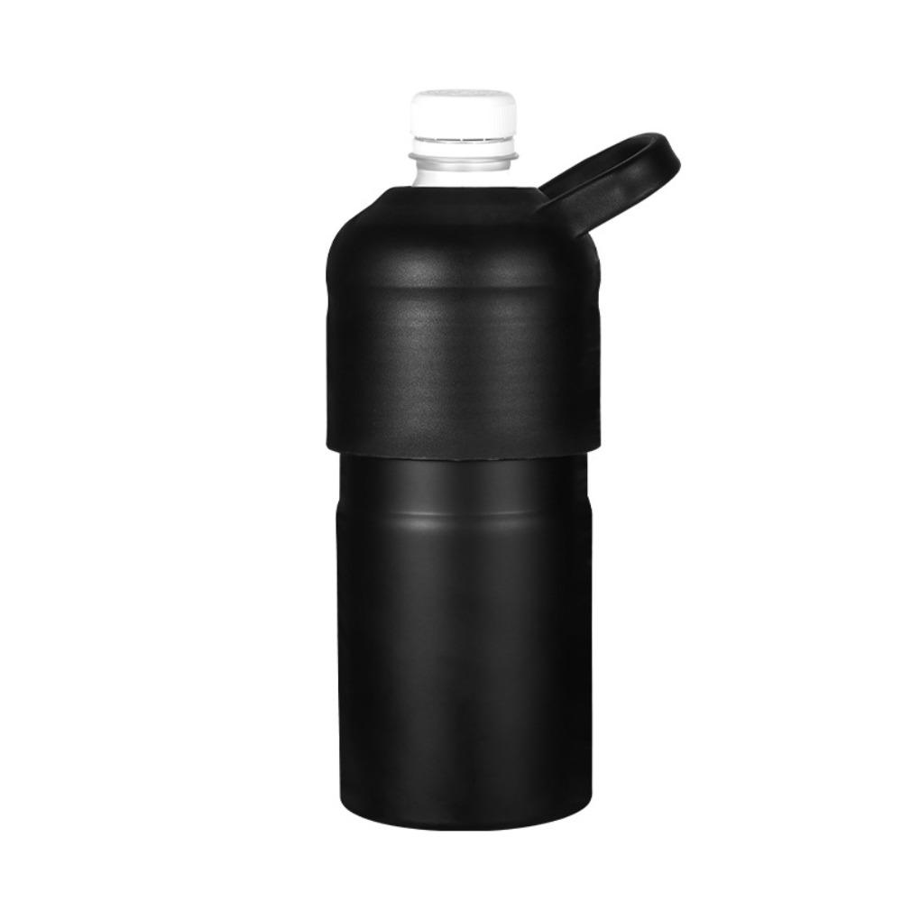 Stainless Steel Beverage Bottle Cooler Double Wall 600ml Beer Bottle Cold Keeper Vacuum Non-slip Bottom Bottle Cover Car