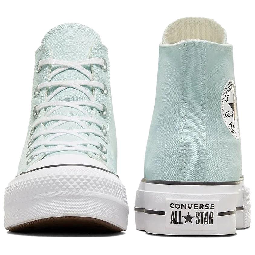 Converse Chuck Taylor All Star Lift Platform High Chance Of Rain Women Sneakers Blue White A06138C