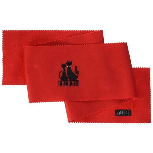 

Nakano Piano Key Cover, Cat and Keyboard Design, Red, CO120KCKRE