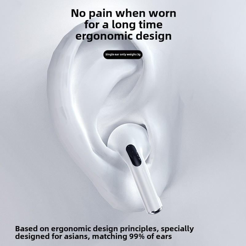 X85 TWS Wireless Bluetooth Headset Transparent ENC Headphones LED Power Digital Display Stereo Sound Earphones for Sport Earbuds