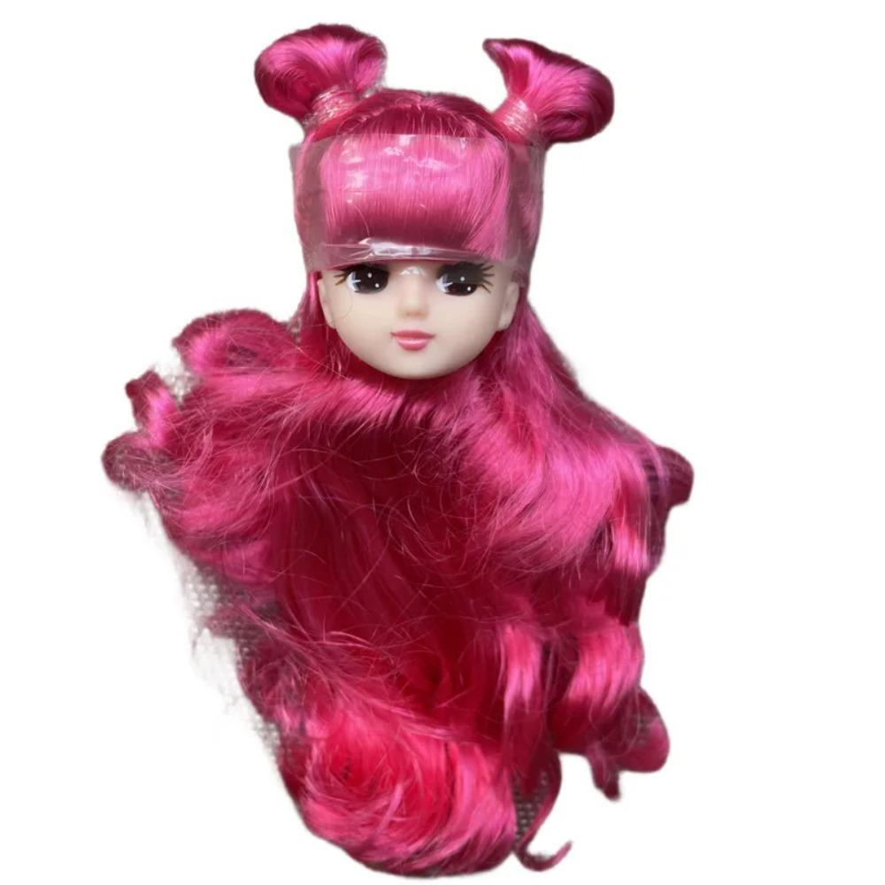 New Anime Figure Doll Blyth Licca Head Plant Hair Braid BOBO Blue Hair Toy Cartoon Doll Girls DIY Dressing Hair Toys Collections