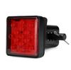 2"Trailer Truck Hitch Towing Receiver Cover 15 LED Brake Light Cover with Pin