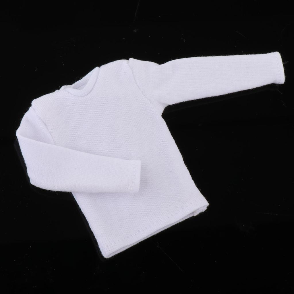 1/12 Male Long Sleeve T-Shirt Clothes for 6 Inch Doll Model Accessories