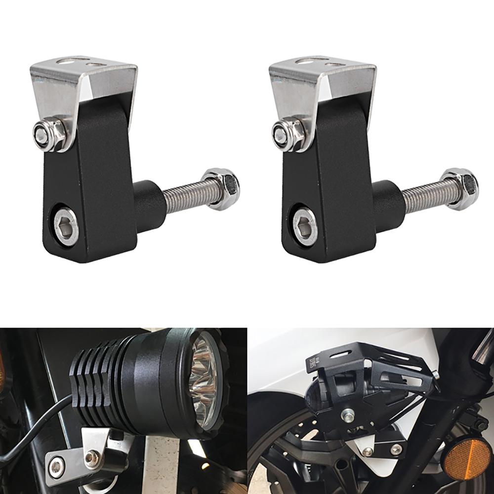 2pcs Spirit Beast Royal Enfield Aluminum Alloy Chopper Motorcycle Modified LED Spotlights Bracket Holder for Xciting 250 300