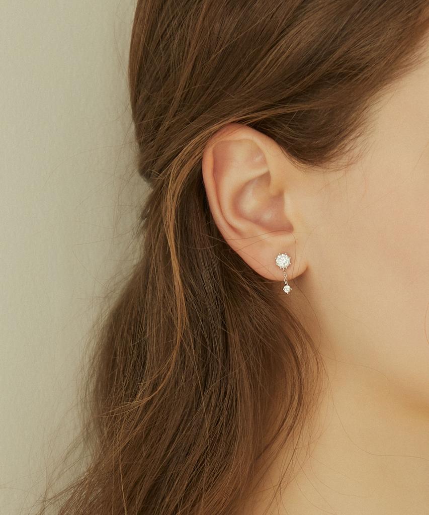 Jestina Whitemond Earrings (Jjljeq1Bs302Sw000)
