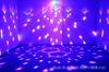 QUWEI Stage Lighting RGB LED Crystal Disco Magic Ball with Remote Control, DMX Effect, Multicolor