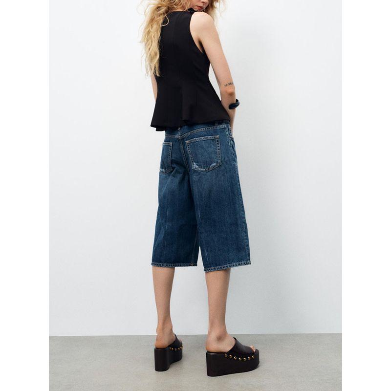 Za2025 Spring New Women's Clothing Easiest for Match Slim Looking Sleeveless Short Skirt Hem Bowknot Decoration Tops 2606777
