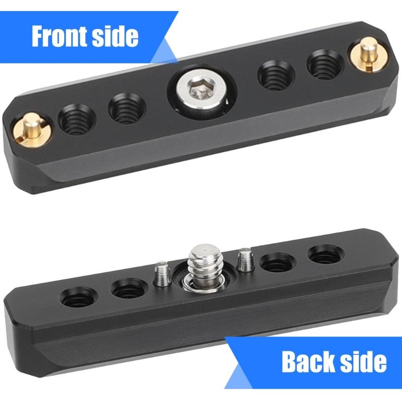 Durability Metal Sliding Rail Bar Quick Release Camera Rail for Standard Rail Camera Riggings Tool Lighting Cage