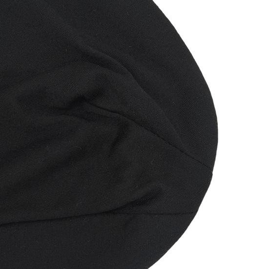Brimless Hat Lightweight Breathable Soft Warm Windproof Elastic Solid Color Piled Hat School Work Hiking Casual Wear