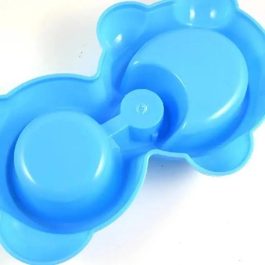 New Practical High Quality Dual Port Dog Utensils Bowl Cat Drinking Fountain Food Dish Pet Automatic Water Dispenser Feeder