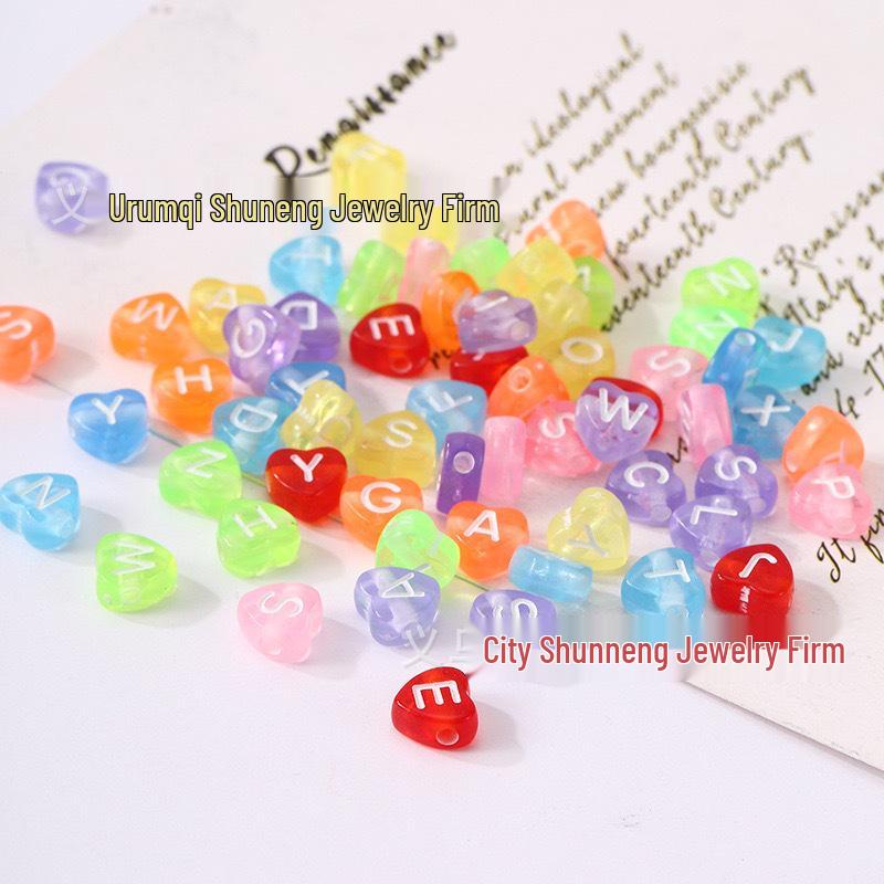Acrylic Letter and Number Beads for Kids' DIY Jewelry and Crafts