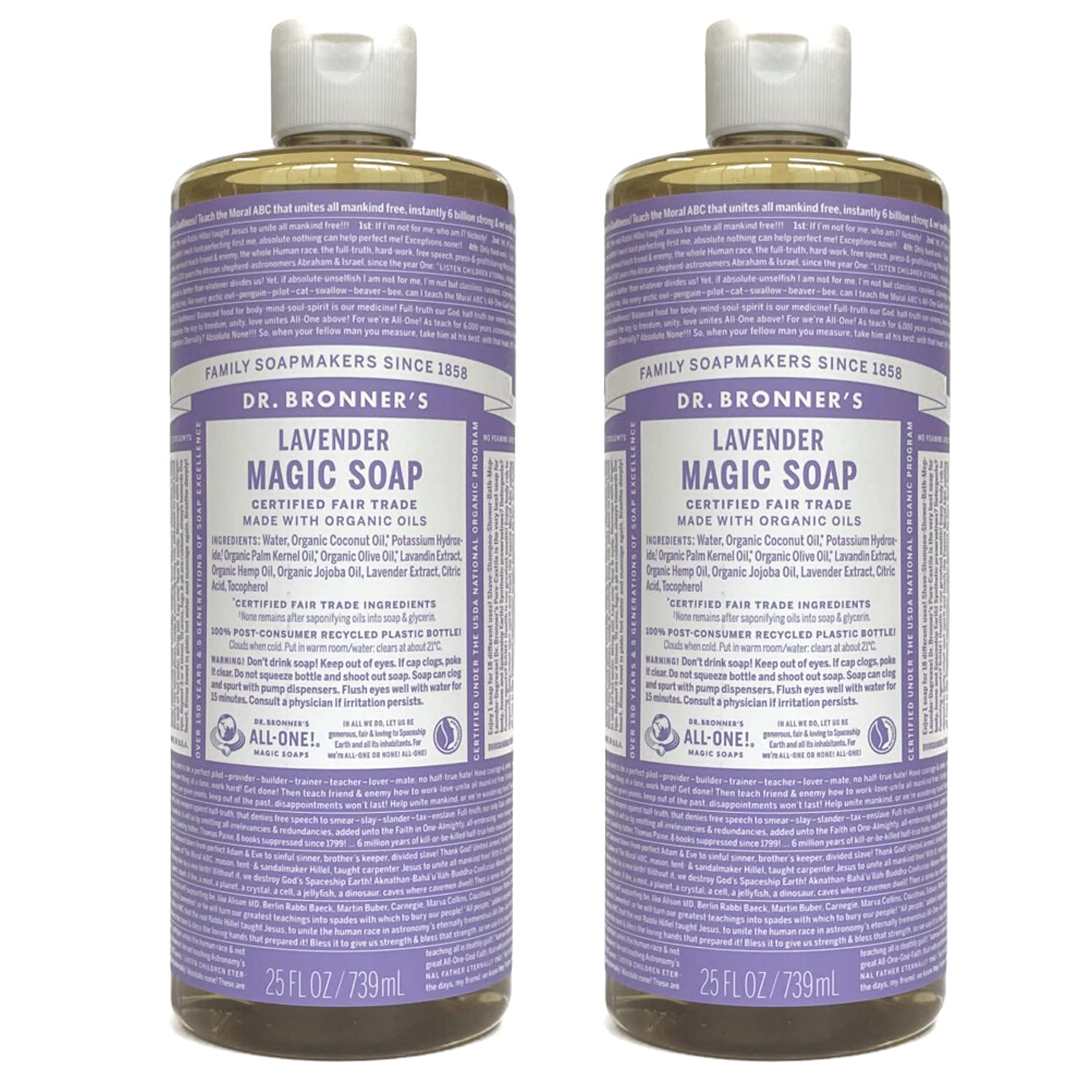 

Bronner Magic Soap Lavender 739 мл x 2 флакона Dr.. ()