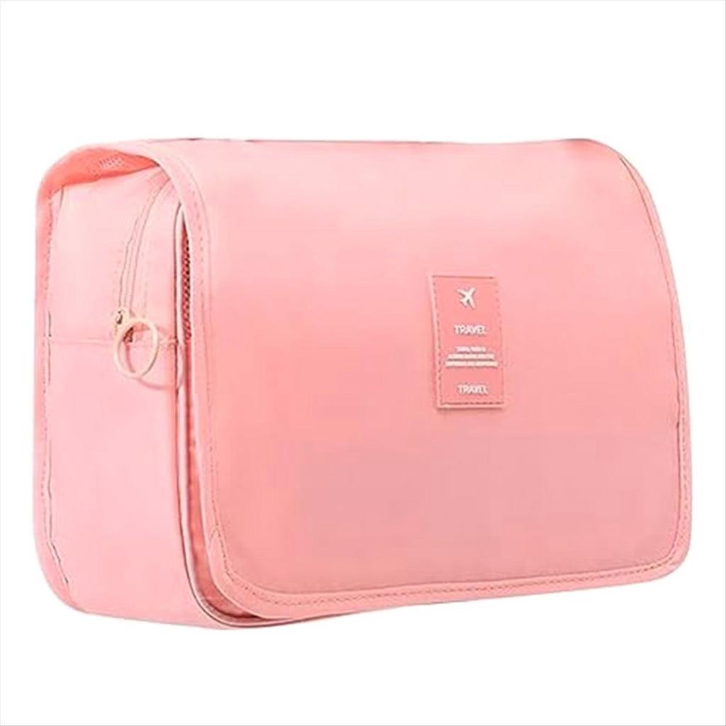 M-Modern-Hanging Toiletry Bag, Toiletry Bag, Waterproof Large Capacity Travel Size Toiletries, Makeup Organizer Bag Durable Pink