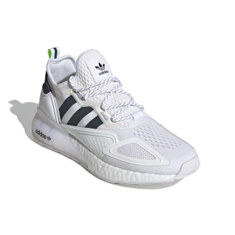 Adidas Zx 2K Boost White Iridescent Core Black Sneakers FX8489
