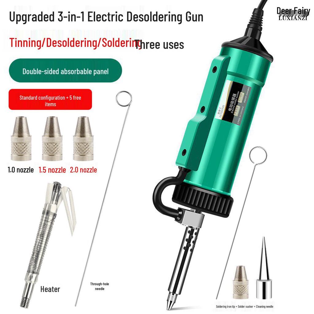 Deer Fairy Dual-Use Electric Desoldering and Soldering Tool