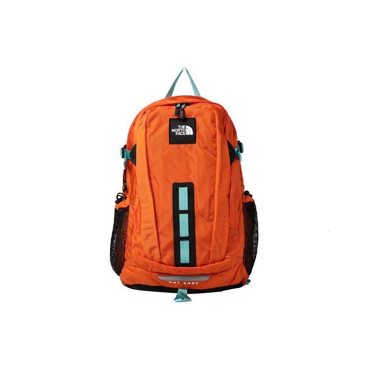 The North Face 30L Hot Shot Logo Comfortable Convenient Large Capacity Color Block Outdoor Backpack Men backpack Orange NF0A3KYJ-1S01 Orange
