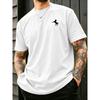Summer T-shirt, short-sleeve printed design, loose and comfortable, unisex and versatile, a must-have for sports, leisure, and everyday wear