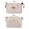 Canvas Handbag Organizers Sturdy Purse Insert Organizer Bag In Bag with Zipper (2 Size)